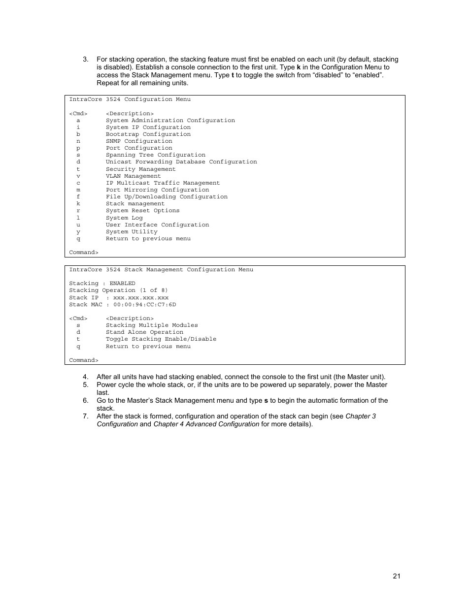 Asante Technologies 3500 Series User Manual | Page 21 / 85