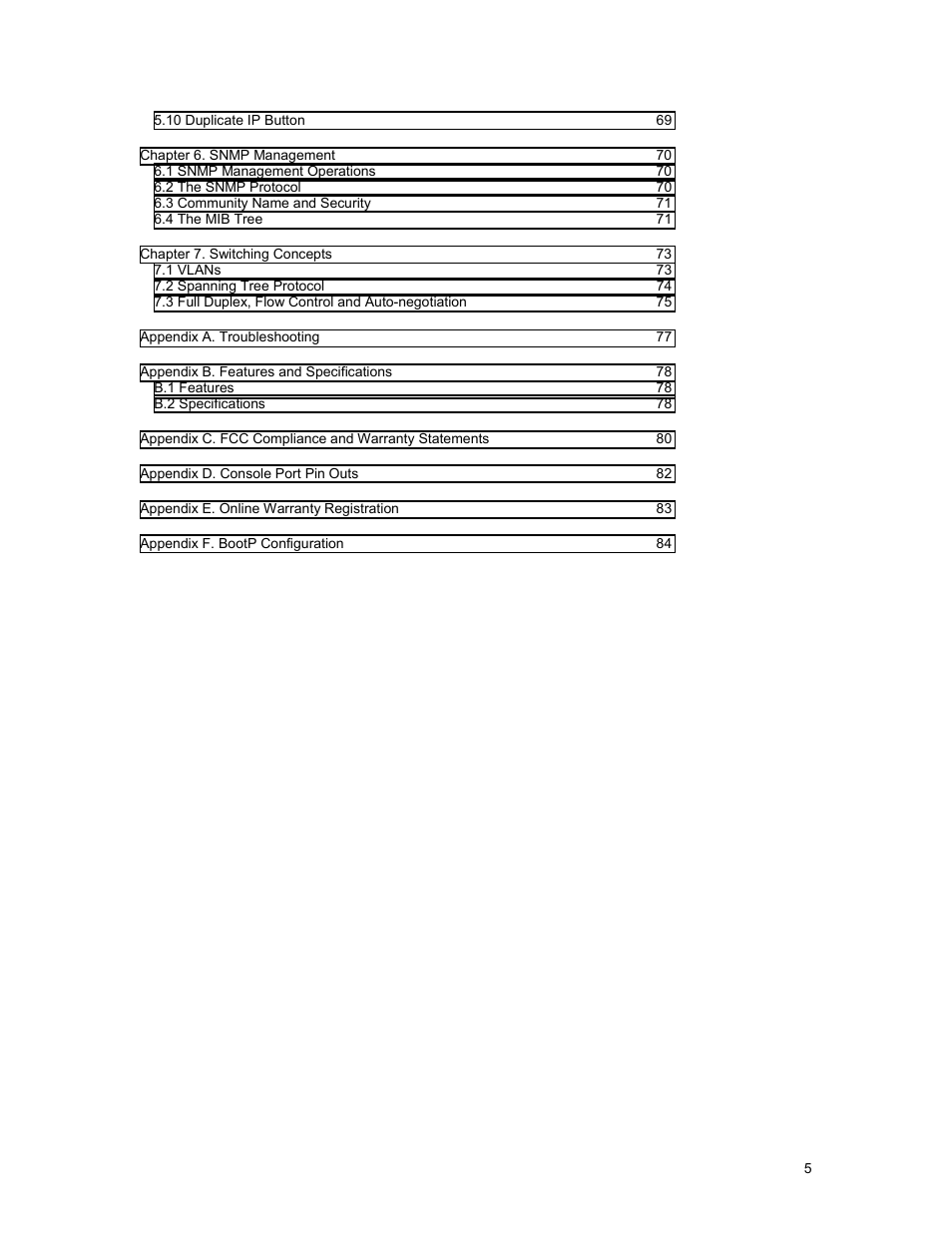 Asante Technologies 3500 Series User Manual | Page 5 / 85