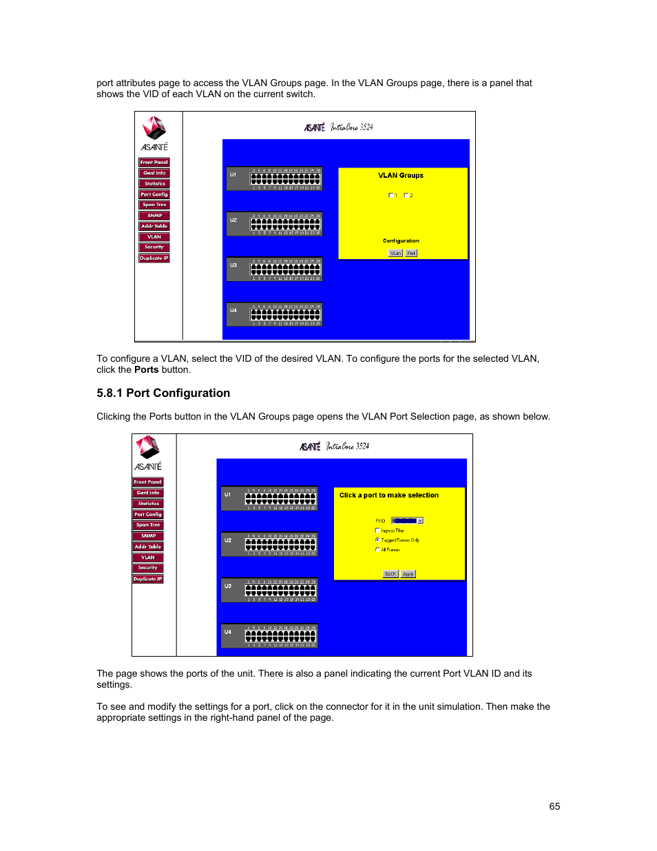 Asante Technologies 3500 Series User Manual | Page 65 / 85