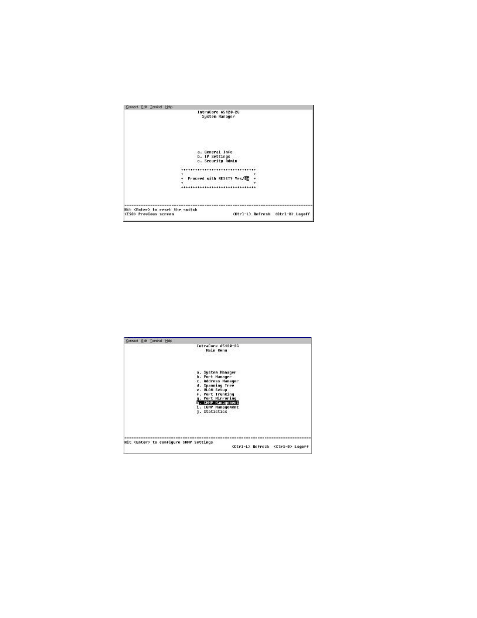 6 snmp host access | Asante Technologies 65120 User Manual | Page 15 / 47
