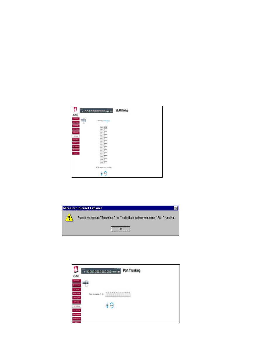 8 port trunking | Asante Technologies 65120 User Manual | Page 23 / 47
