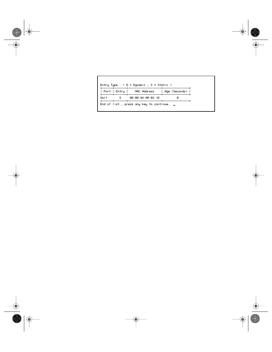 Figure 5-11, Display forwarding database menu -30 | Asante Technologies 6200 User Manual | Page 77 / 188