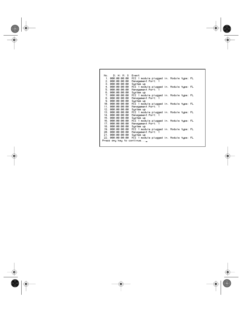 Figure 5-18, System log display -43, Igure 5-18 appear | Asante Technologies 6200 User Manual | Page 90 / 188