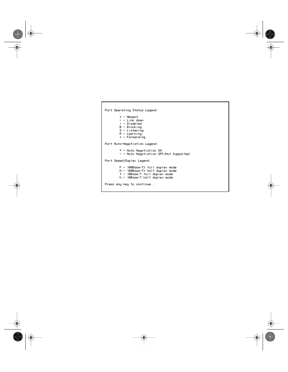 Figure 5-23, Global port configuration help menu -48 | Asante Technologies 6200 User Manual | Page 95 / 188