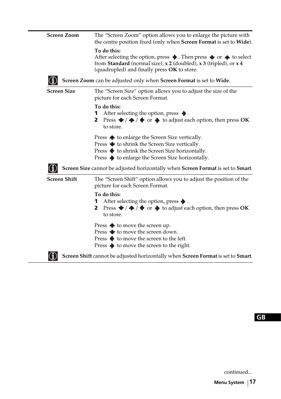 Sony KE-32TS2E User Manual | Page 17 / 135