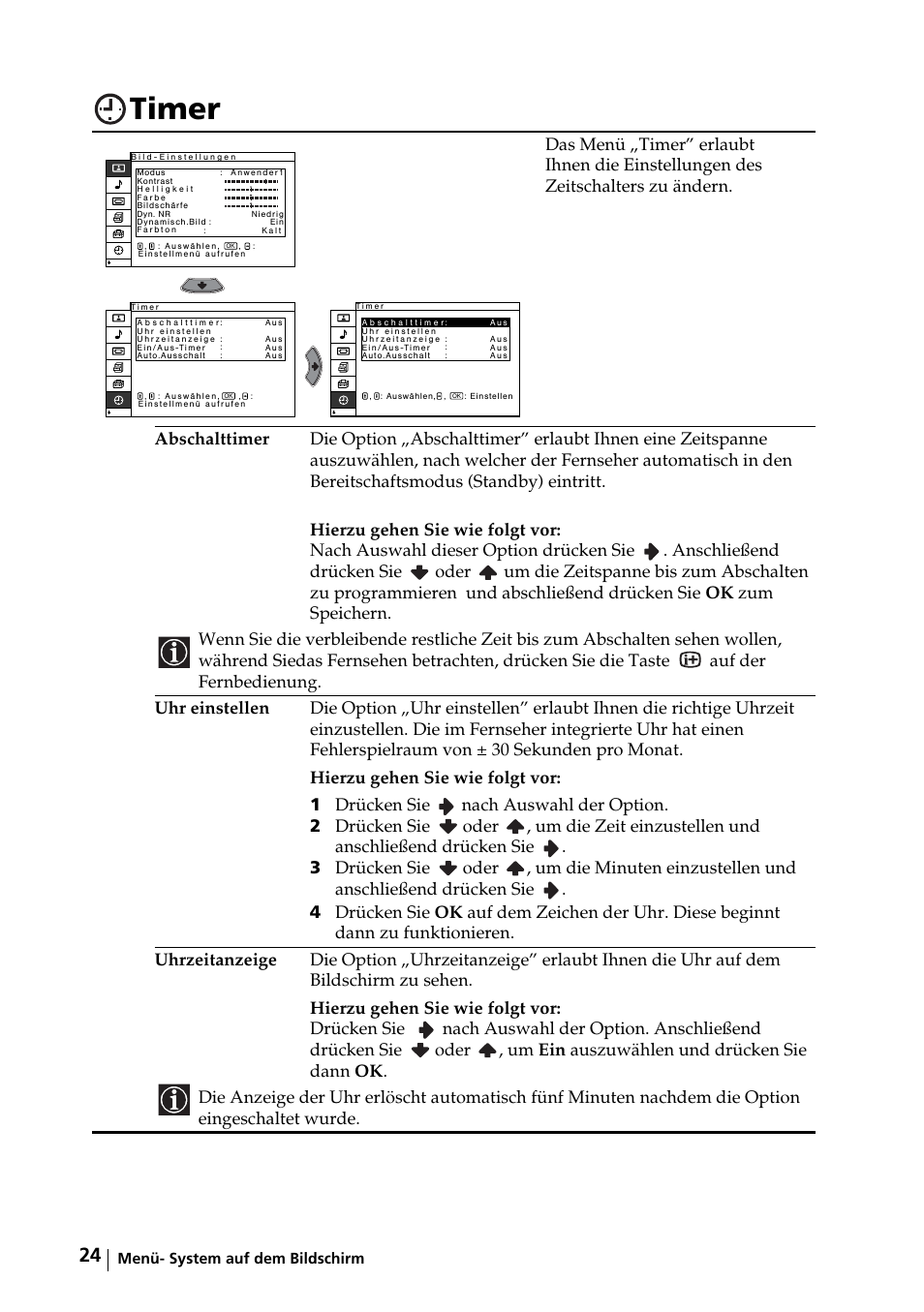 Timer | Sony KE-32TS2E User Manual | Page 57 / 135