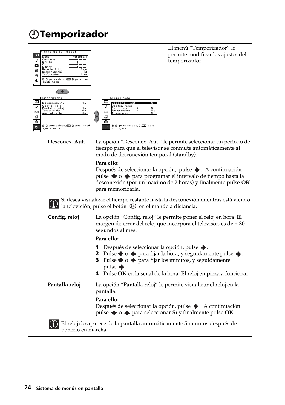 Temporizador | Sony KE-32TS2E User Manual | Page 89 / 135