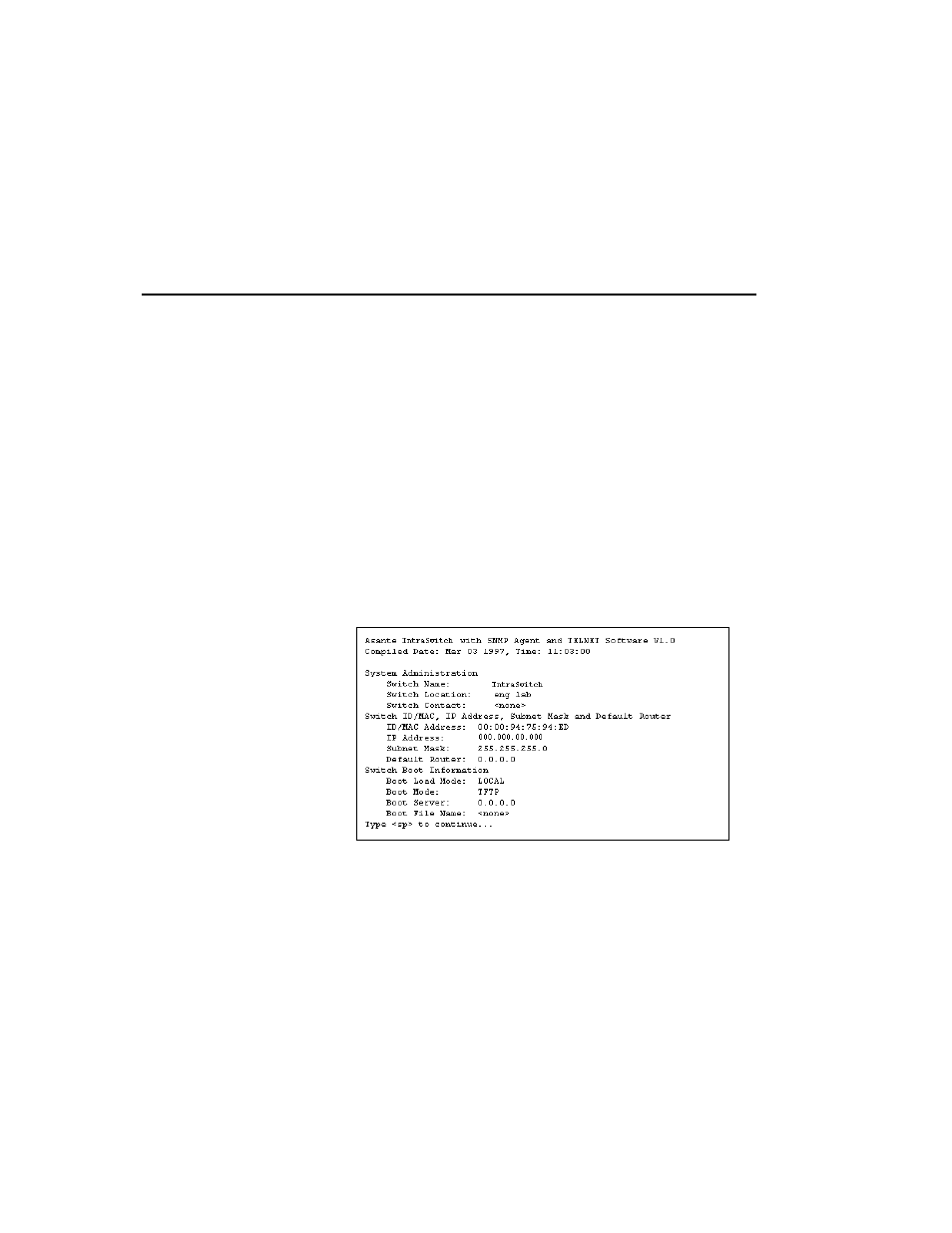 Monitoring the intraswitch 5308fl | Asante Technologies 5308F User Manual | Page 98 / 152