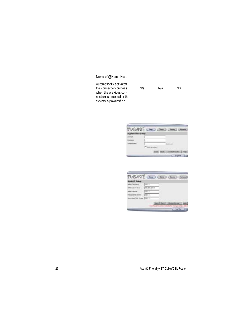 Asante Technologies FR3000 Series User Manual | Page 26 / 84