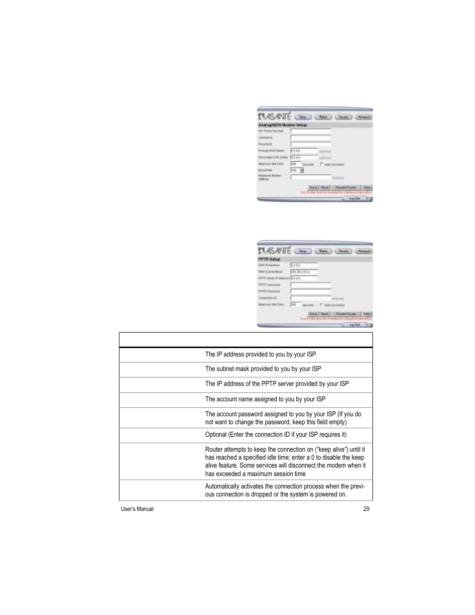 Asante Technologies FR3000 Series User Manual | Page 29 / 84