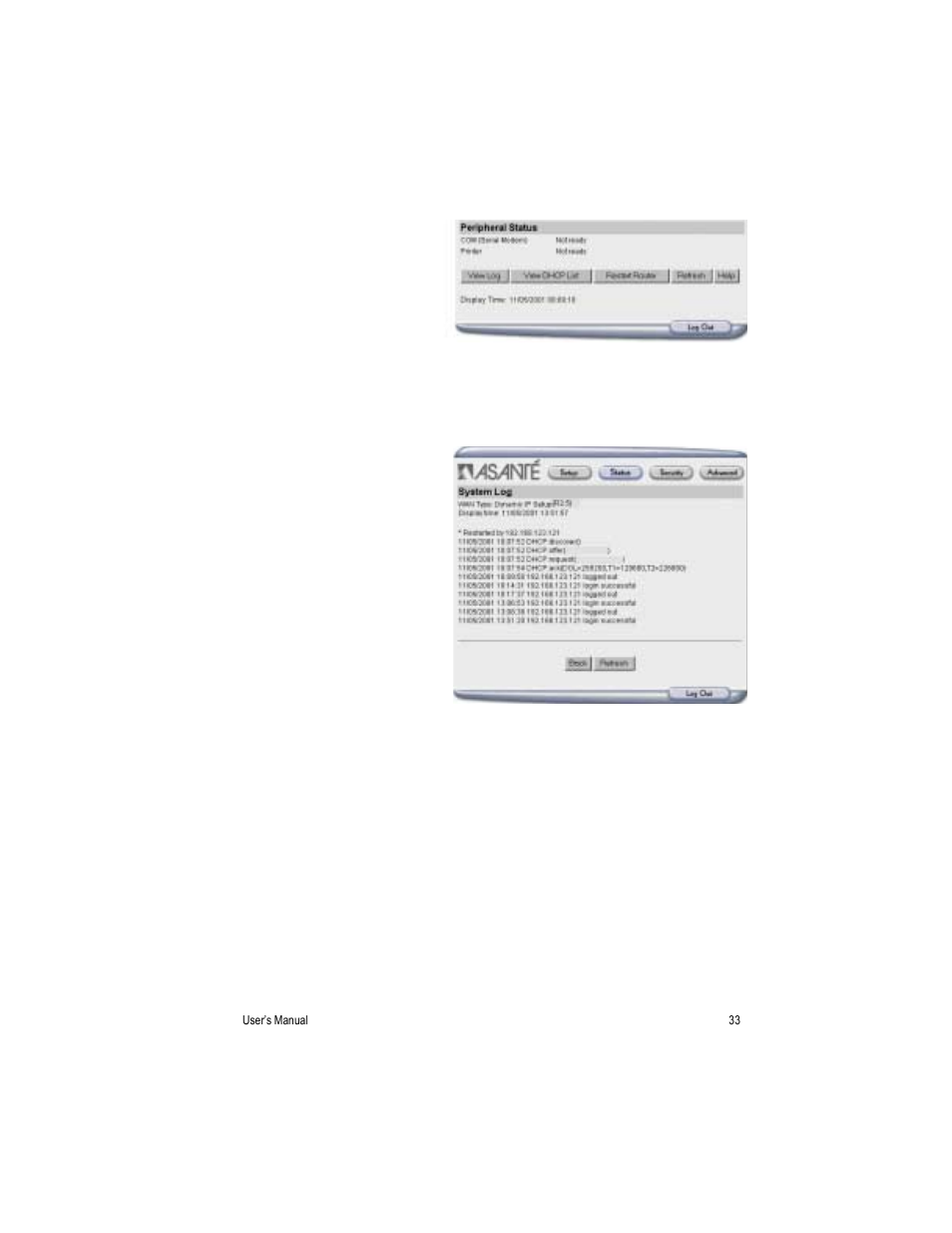 Asante Technologies FR3000 Series User Manual | Page 33 / 84