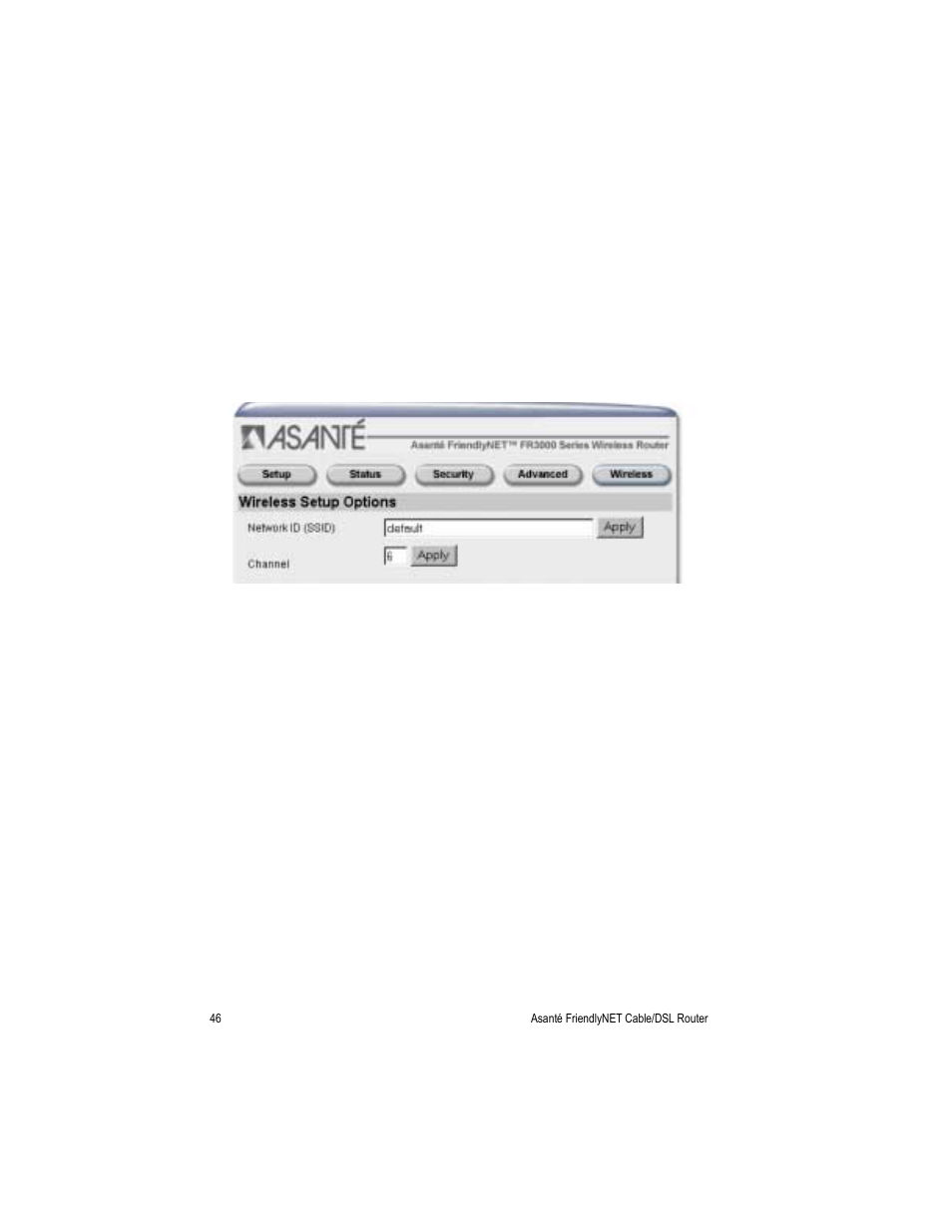 Asante Technologies FR3000 Series User Manual | Page 46 / 84