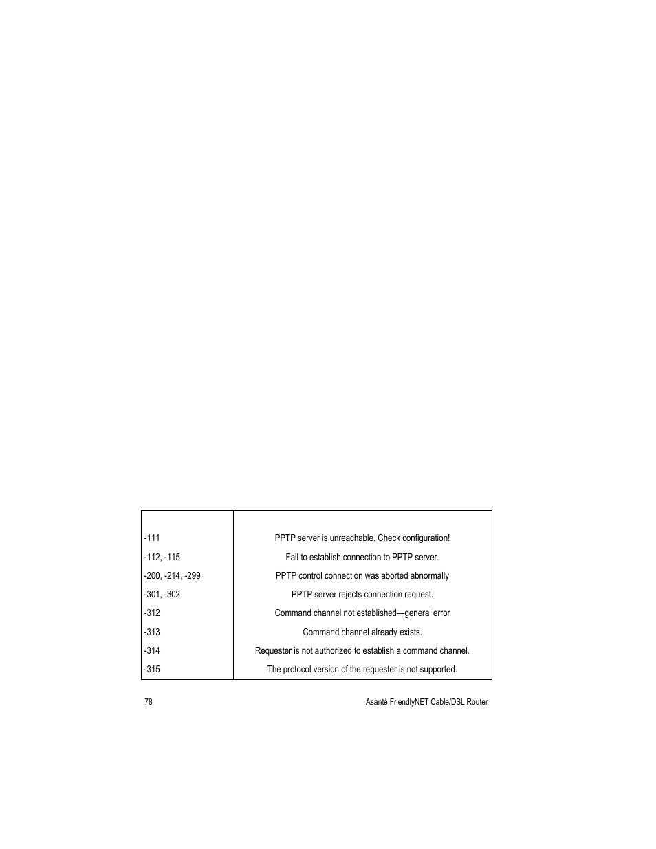 Asante Technologies FR3000 Series User Manual | Page 78 / 84