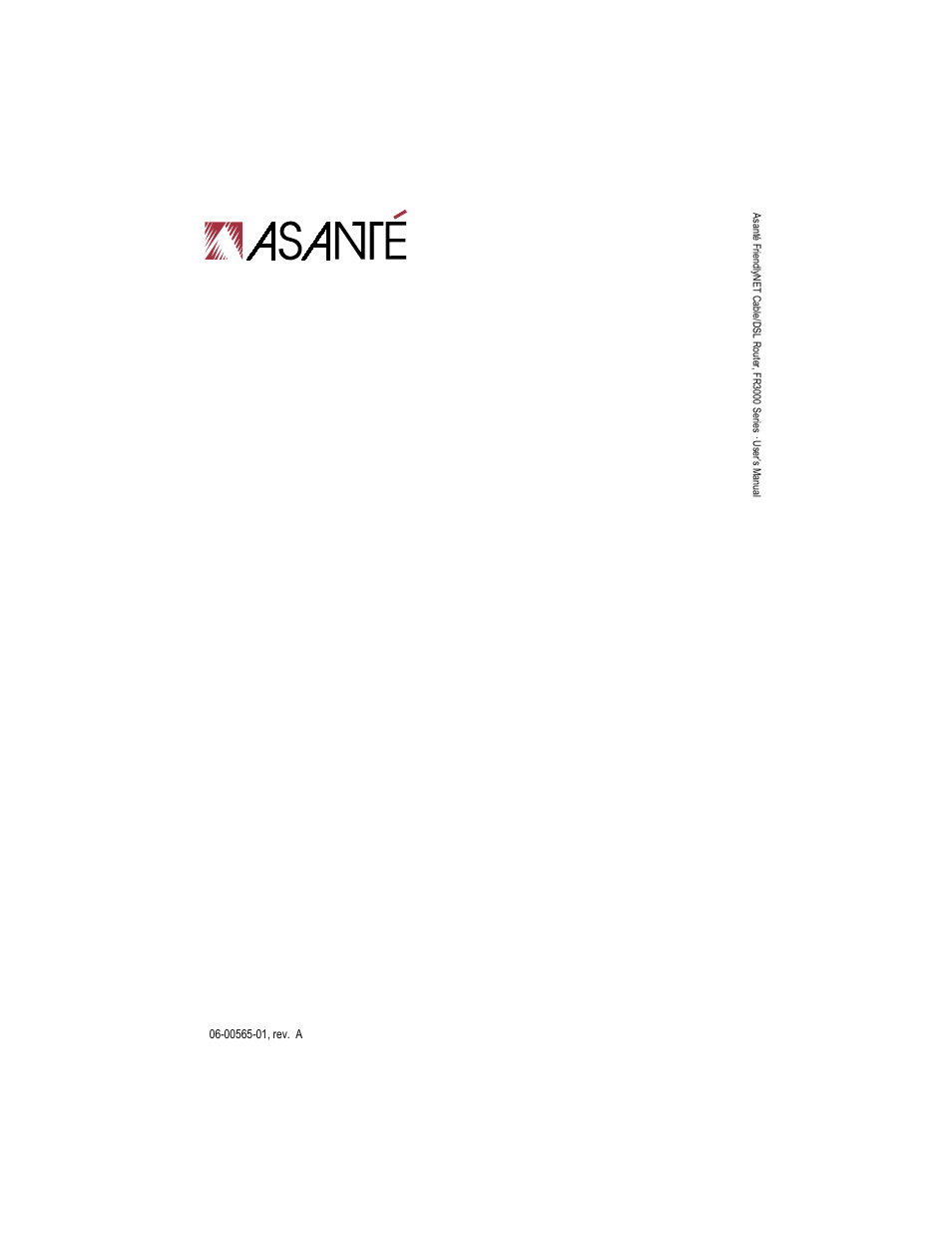Asante Technologies FR3000 Series User Manual | Page 84 / 84