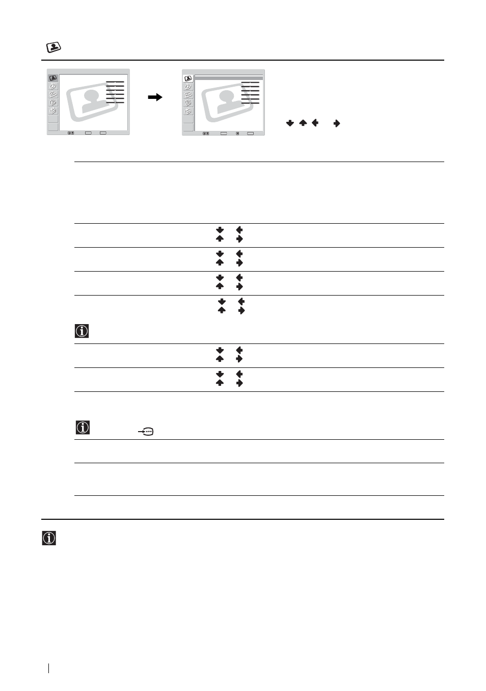 Contrôle de l’image | Sony KLV-L23M1 User Manual | Page 122 / 204