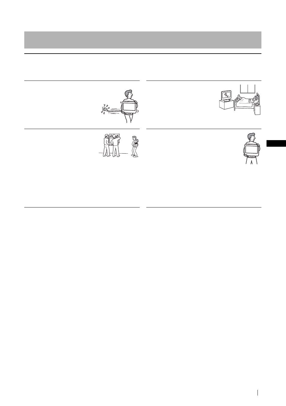 Operating instructions, Safety information | Sony KLV-L23M1 User Manual | Page 5 / 204