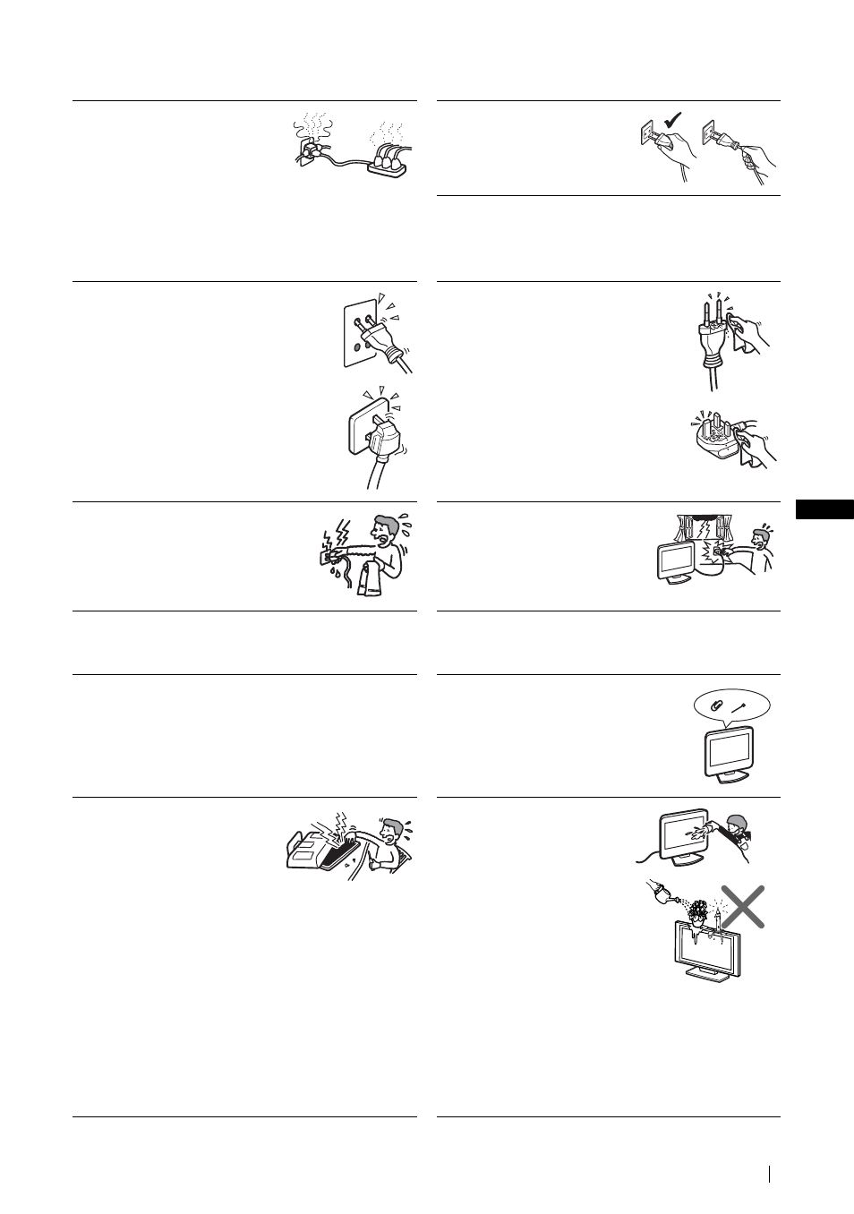 De stromquellen betrieb | Sony KLV-L23M1 User Manual | Page 57 / 204