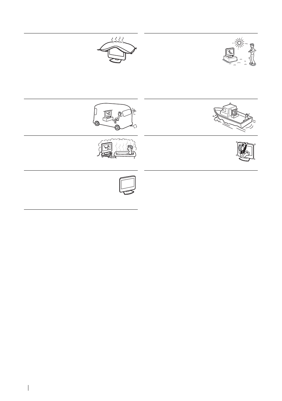 Installation and moving | Sony KLV-L23M1 User Manual | Page 6 / 204