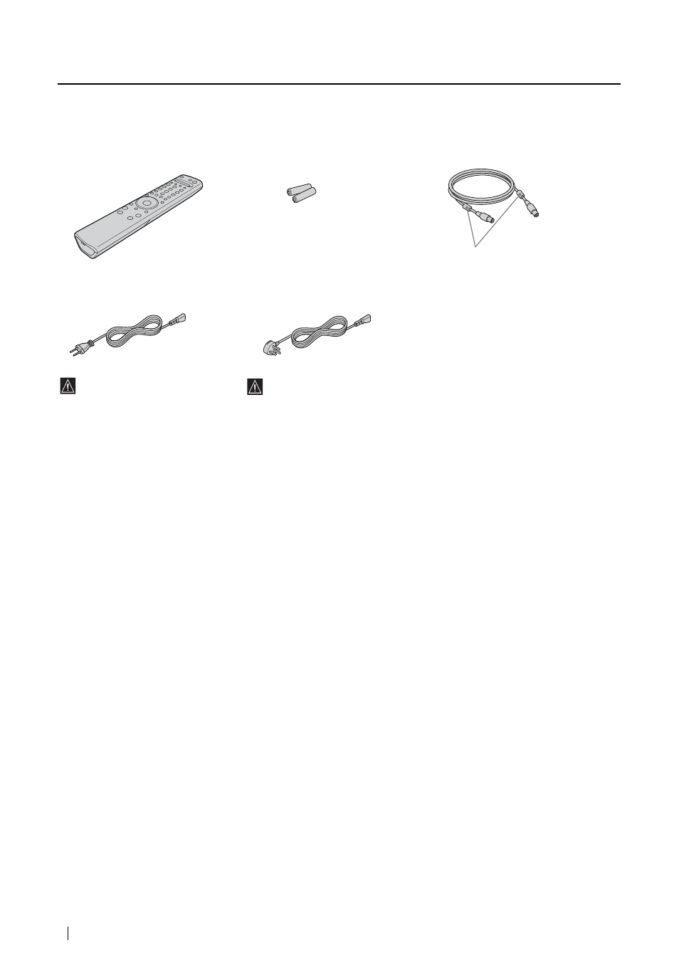 Übersicht, Überprüfen des mitgelieferten zubehörs | Sony KLV-L23M1 User Manual | Page 62 / 204