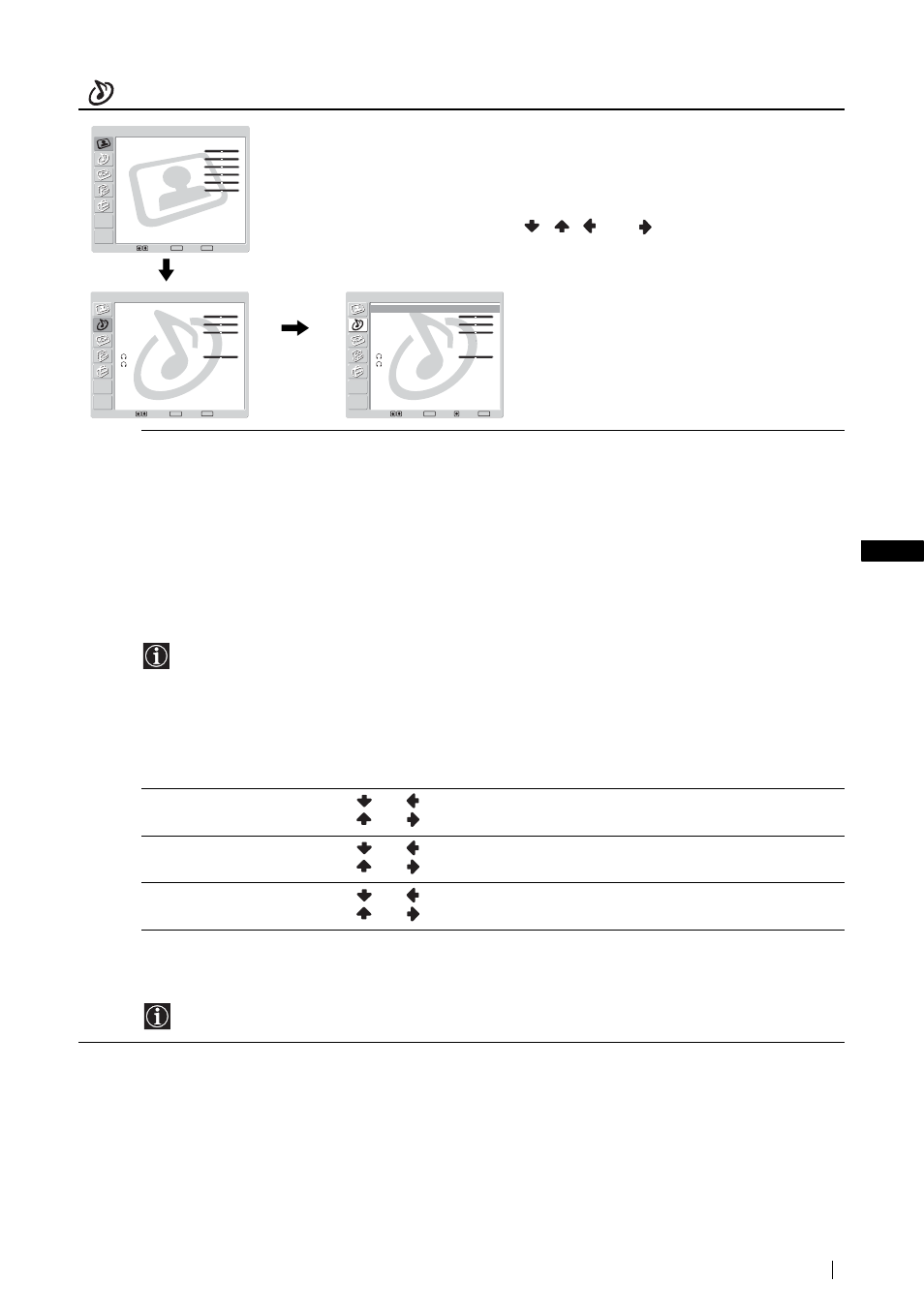 Ton-einstellungen, R „ton-einstellungen“ auf seite 23 | Sony KLV-L23M1 User Manual | Page 75 / 204