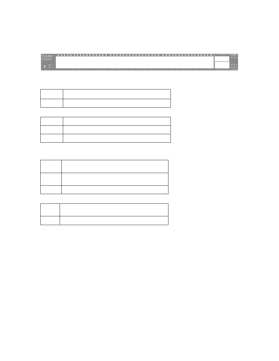 Gx5-448w leds | Asante Technologies GX5-424W User Manual | Page 13 / 41