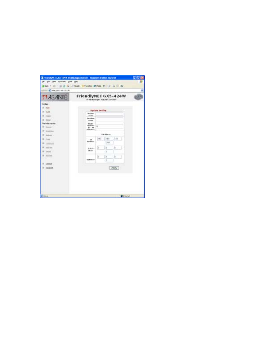 Asante Technologies GX5-424W User Manual | Page 30 / 41