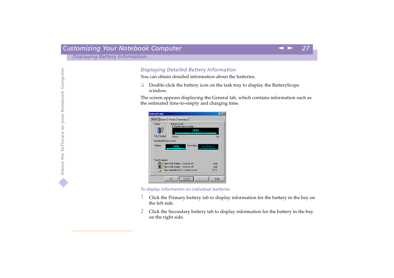 Sony PCG-X18 User Manual | Page 27 / 53