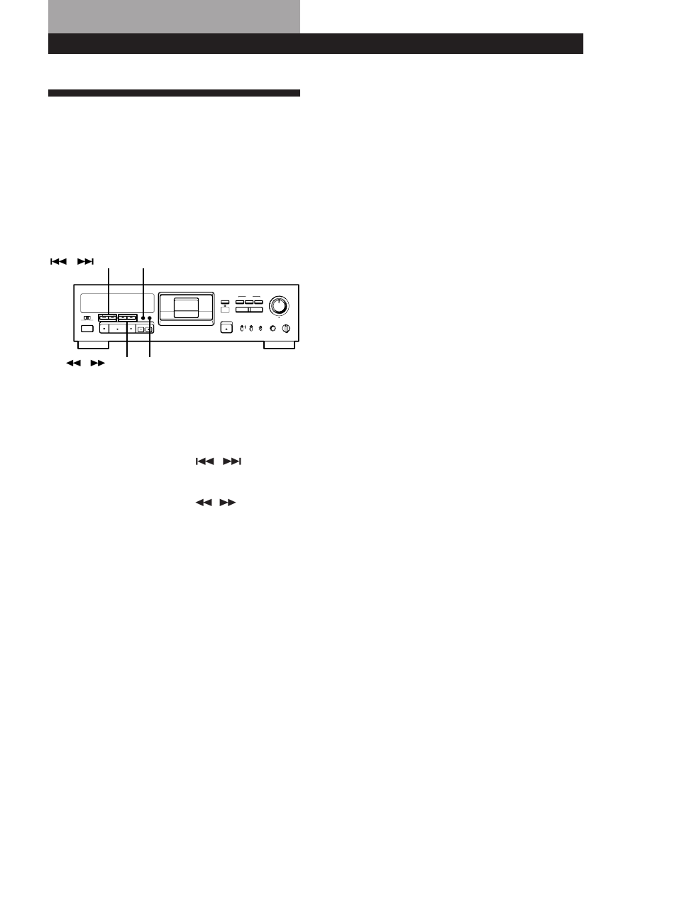 Opérations de menu 19, Opérations de menu, Réglages de menu 1 | Description des menus, Set id6, Rec mute (record muting duration), L-sy th (level-sync threshold), L-sy bk (level-sync blank time), Iec s-id (iec start-id), Iec cd-q (iec cd-q code) | Sony PCM-R300 User Manual | Page 43 / 76