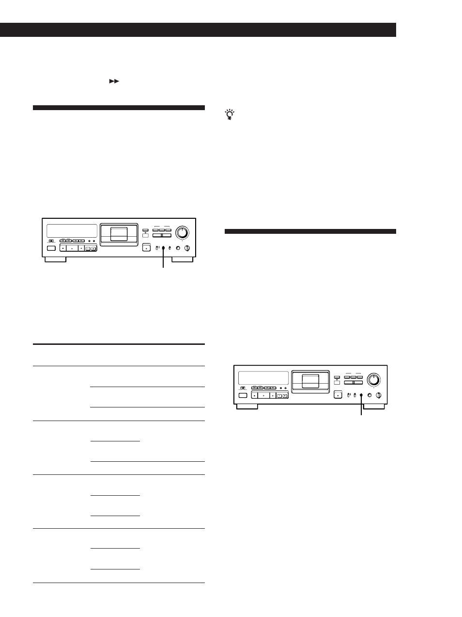 Verwendung der super-bit- mapping-funktion (sbm), Aufnahmebetrieb, Zum abschalten der sbm-funktion | Eingangssignal, Hinweis, Reset, Reset mode enter menu rew ff select data ams, Renumber rehearsal auto, Coaxial, Zähleranzeige im longplay-modus | Sony PCM-R300 User Manual | Page 59 / 76