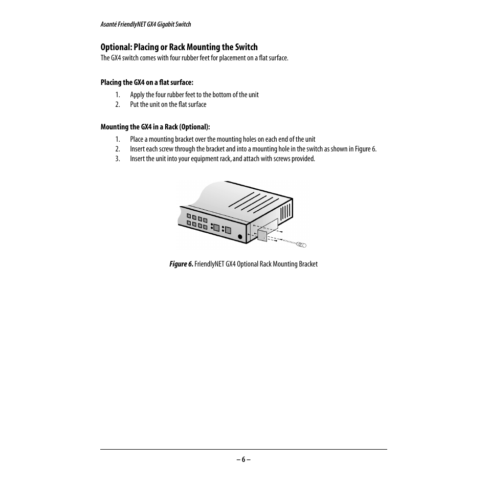 Asante Technologies GX4 User Manual | Page 7 / 10