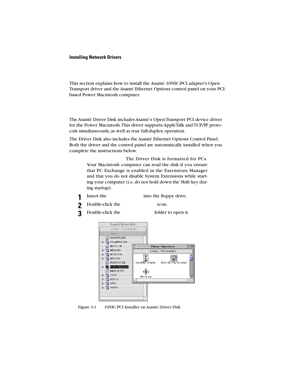 Power macintosh networks | Asante Technologies 10NIC-PCITM User Manual | Page 18 / 50