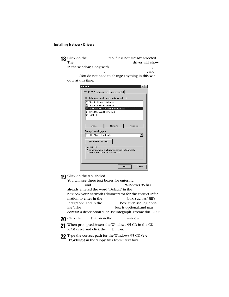 Asante Technologies 10NIC-PCITM User Manual | Page 28 / 50