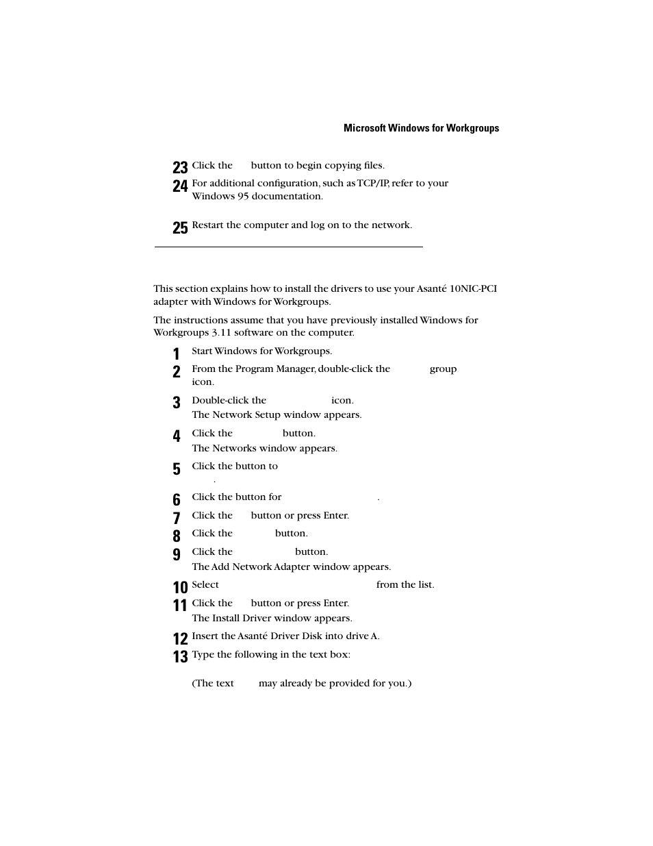 Asante Technologies 10NIC-PCITM User Manual | Page 29 / 50