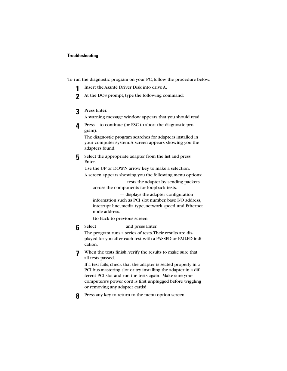 Asante Technologies 10NIC-PCITM User Manual | Page 40 / 50