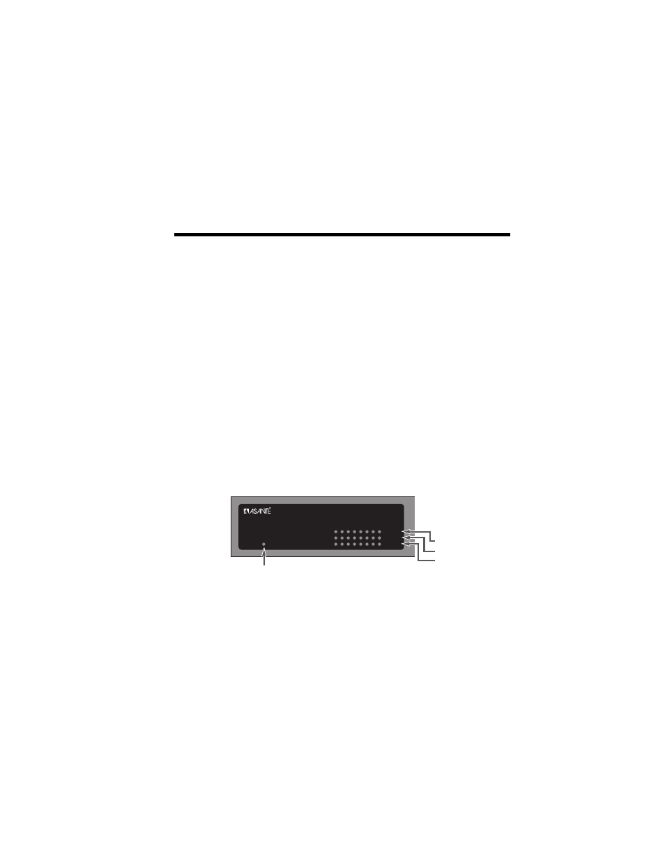 3 led indicators, Led indicators -1, 3led indicators | Asante Technologies 7000 User Manual | Page 25 / 39