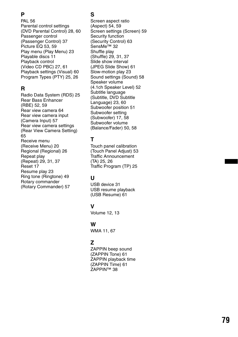 Sony XNV-660BT User Manual | Page 79 / 248