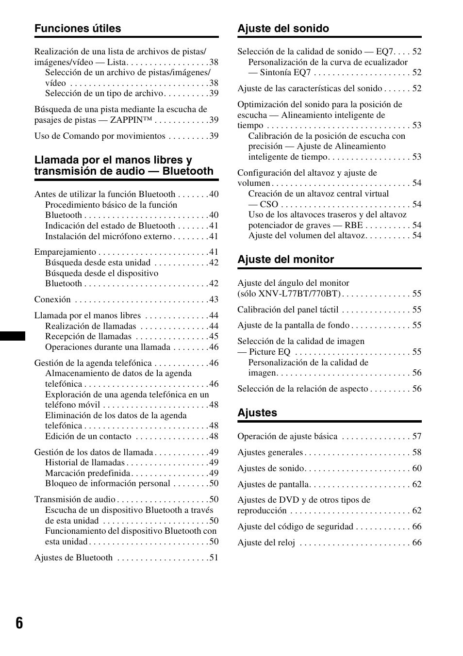 Sony XNV-660BT User Manual | Page 84 / 248