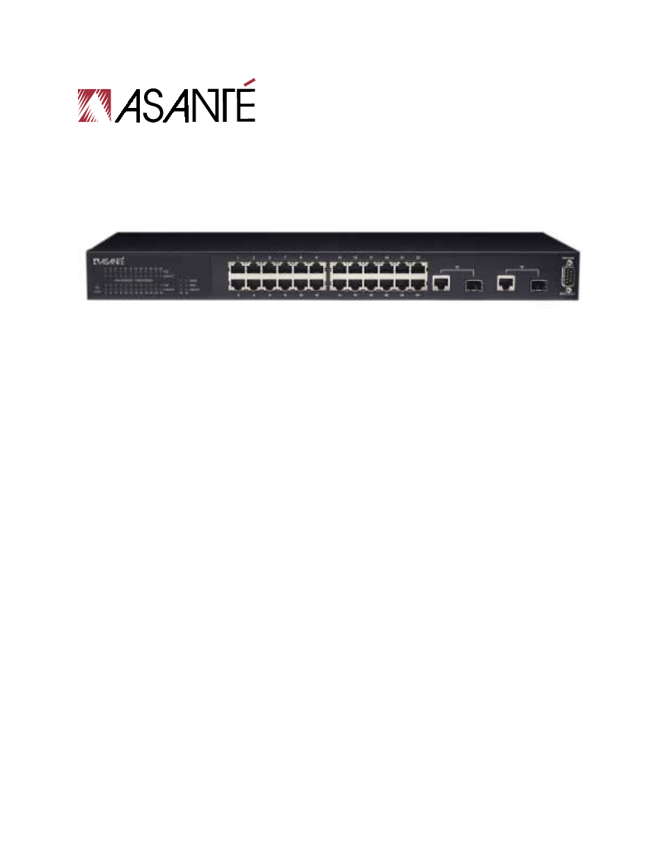 Asante Technologies IC3624PWR User Manual | 87 pages