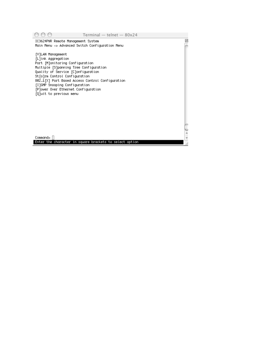 1 vlan management | Asante Technologies IC3624PWR User Manual | Page 42 / 87