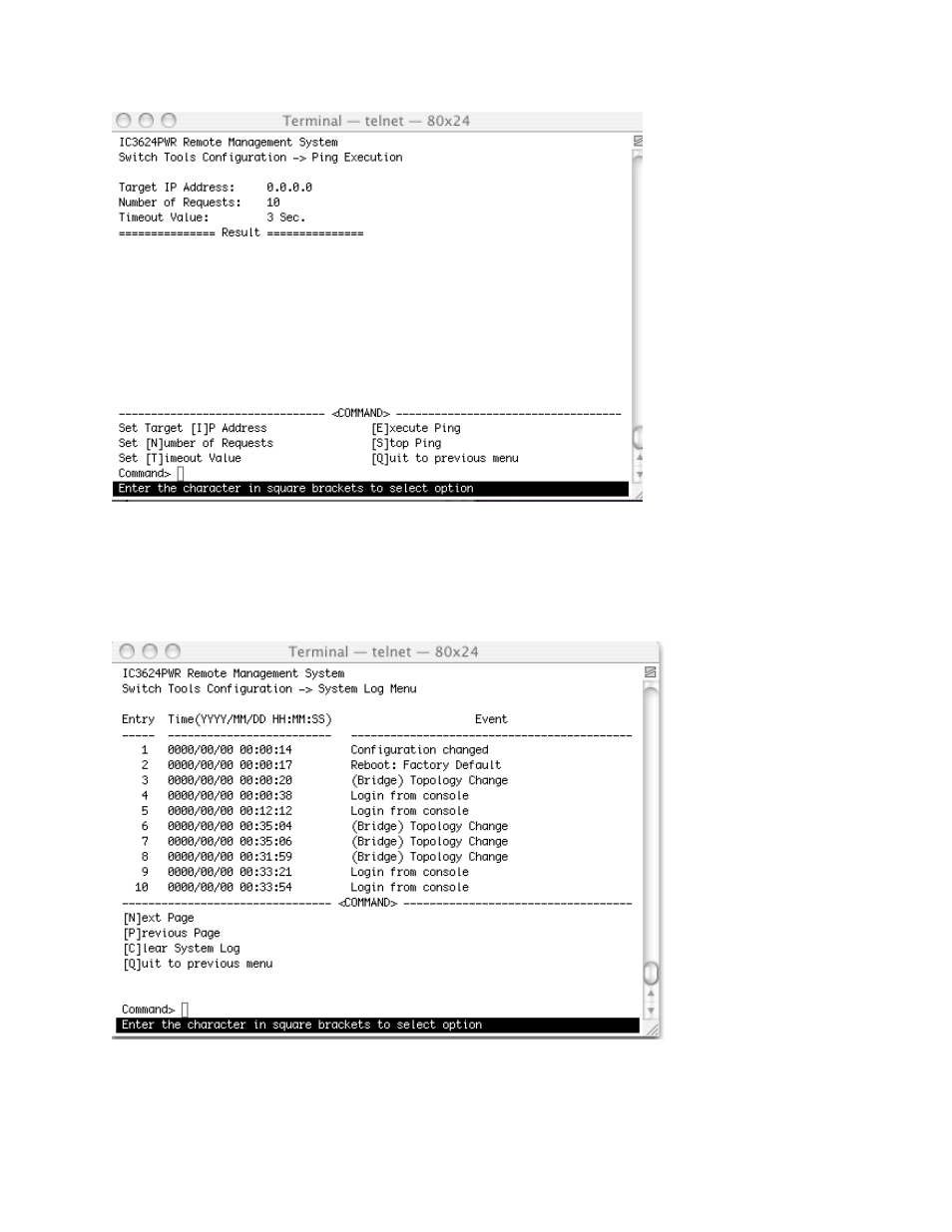 5 system log | Asante Technologies IC3624PWR User Manual | Page 75 / 87