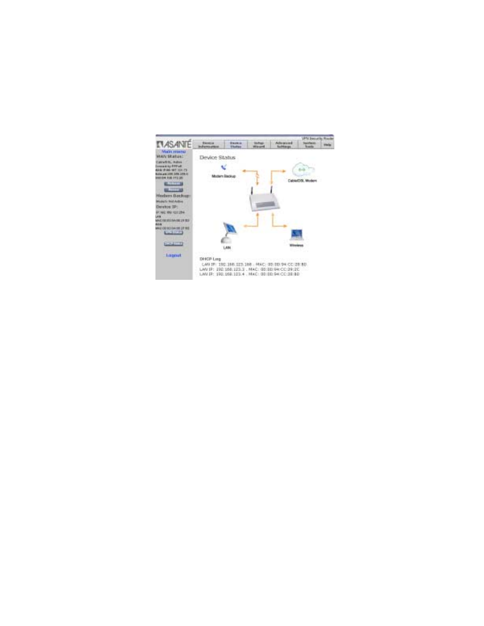 Asante Technologies VR2004 Series User Manual | Page 25 / 76