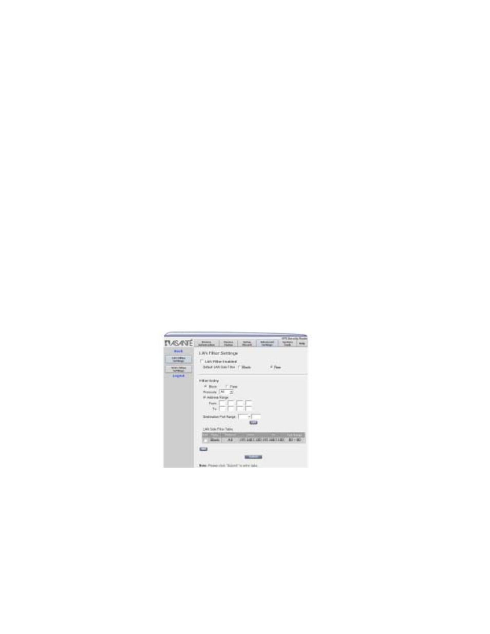 Asante Technologies VR2004 Series User Manual | Page 33 / 76
