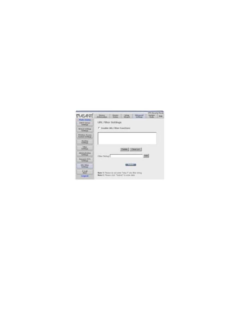 Asante Technologies VR2004 Series User Manual | Page 38 / 76