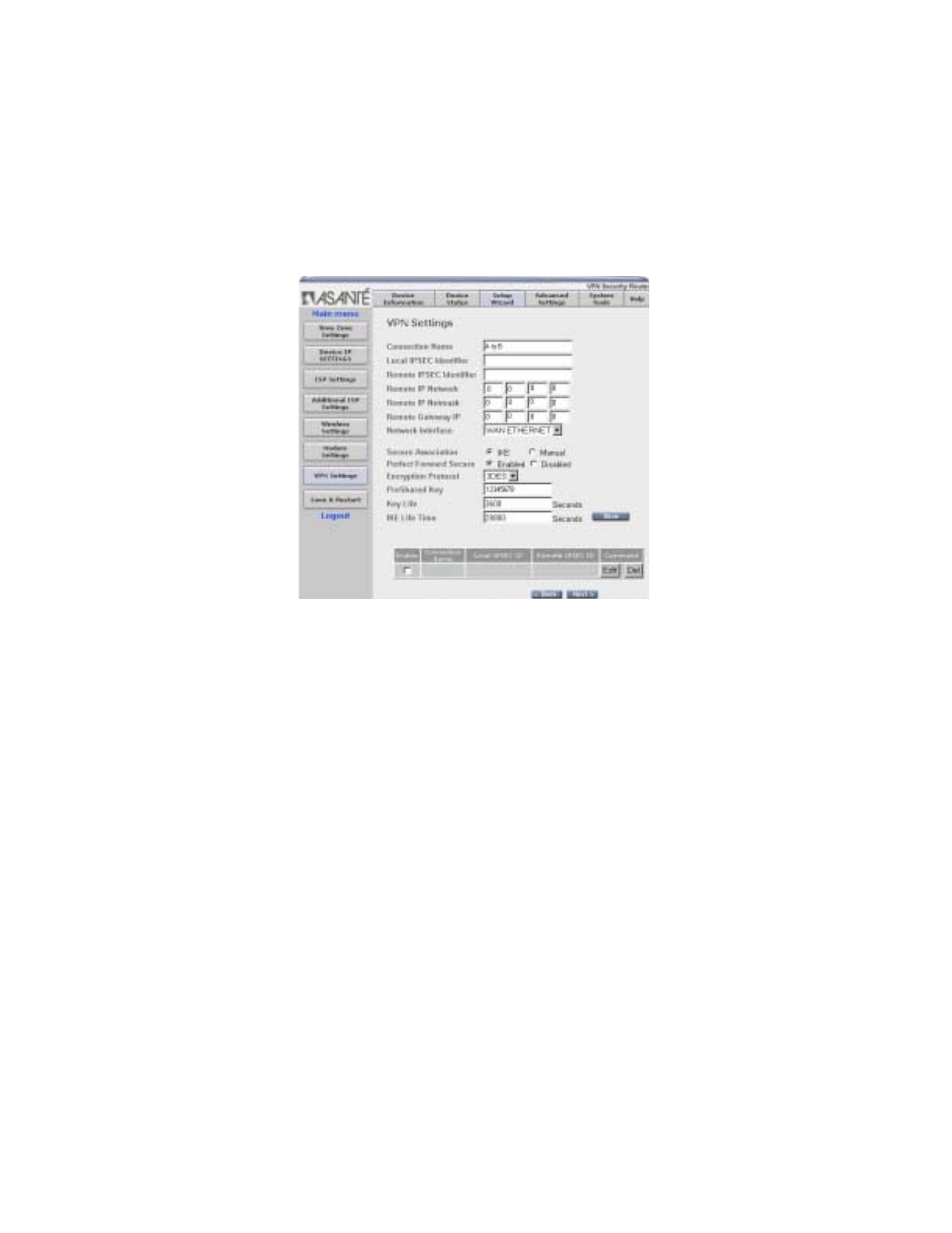 Asante Technologies VR2004 Series User Manual | Page 43 / 76