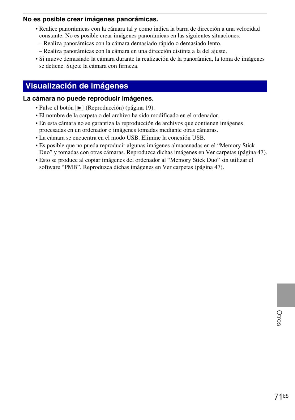 Visualización de imágenes | Sony DSC-HX1 User Manual | Page 145 / 151