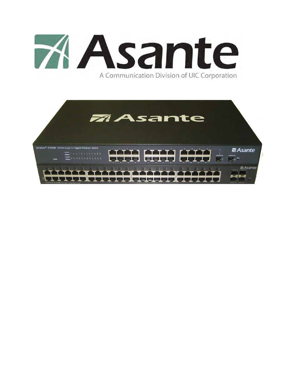 Asante Technologies 480 User Manual | 148 pages