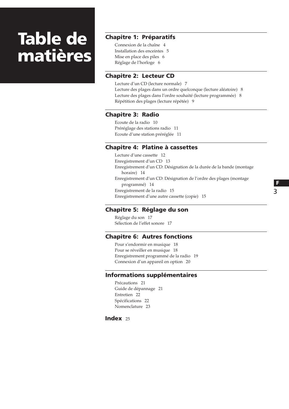 Sony CHC-P33D User Manual | Page 27 / 97