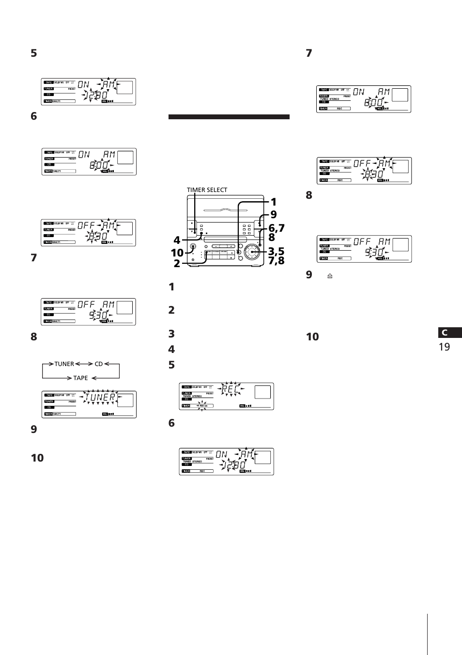 Wж…жш˝q•xºsº `•ÿ | Sony CHC-P33D User Manual | Page 91 / 97