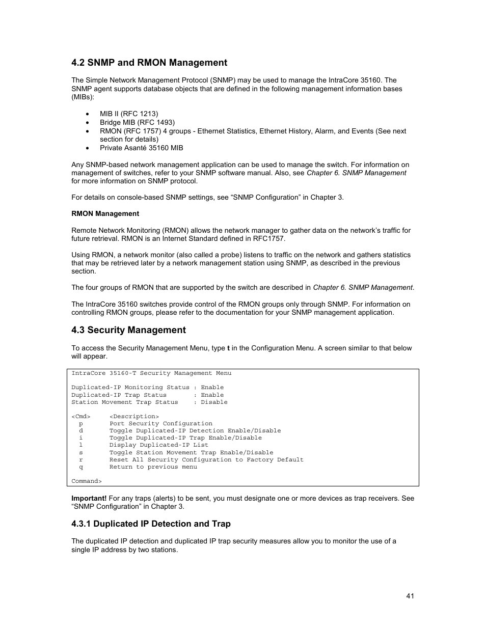 Asante Technologies 35160 User Manual | Page 41 / 79