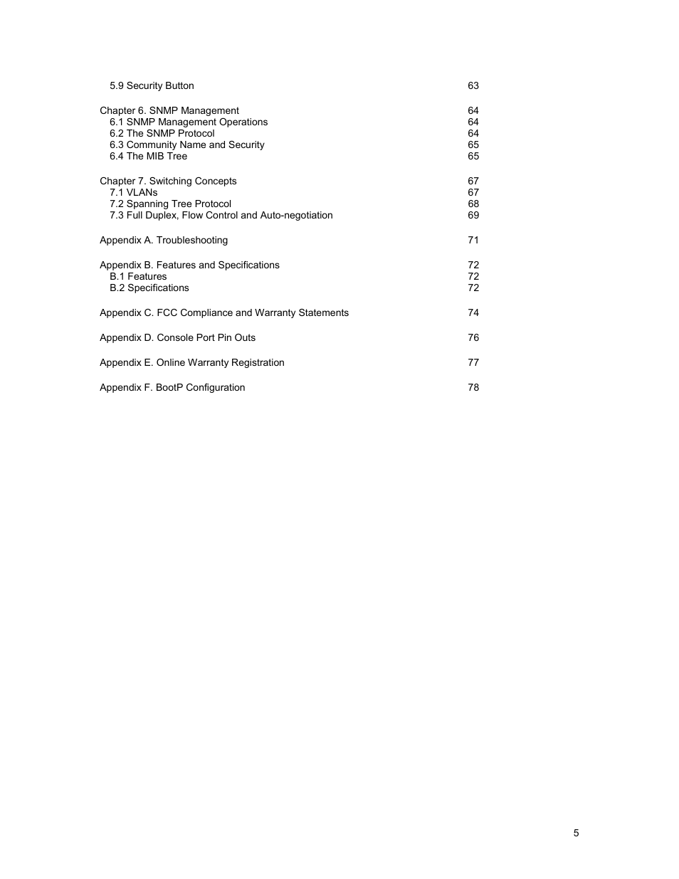 Asante Technologies 35160 User Manual | Page 5 / 79